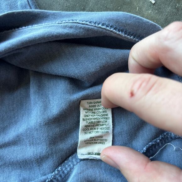 Modish Rebel Outsider Skeleton T-Shirt Women's M Blue Flint Graphic Tee - Picture 7 of 14